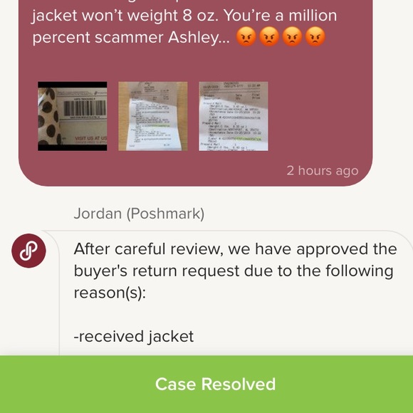 SCAMMER ALERT😡Trying to switch my align crops😡 - Picture 4 of 6